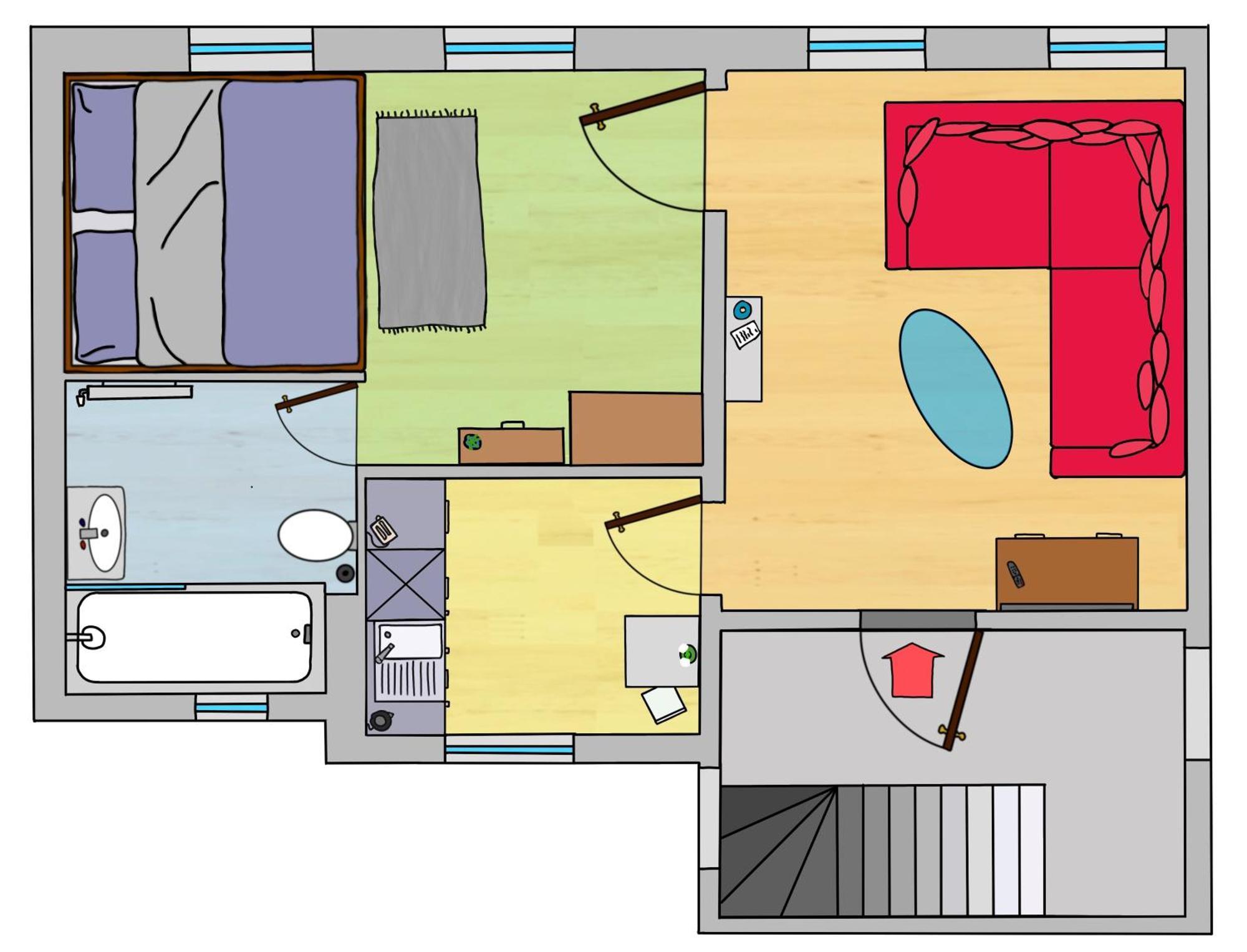 Schwerin Apartment Am Pfaffenteich Eksteriør bilde